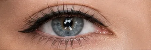 Permanent eyeliner closeup