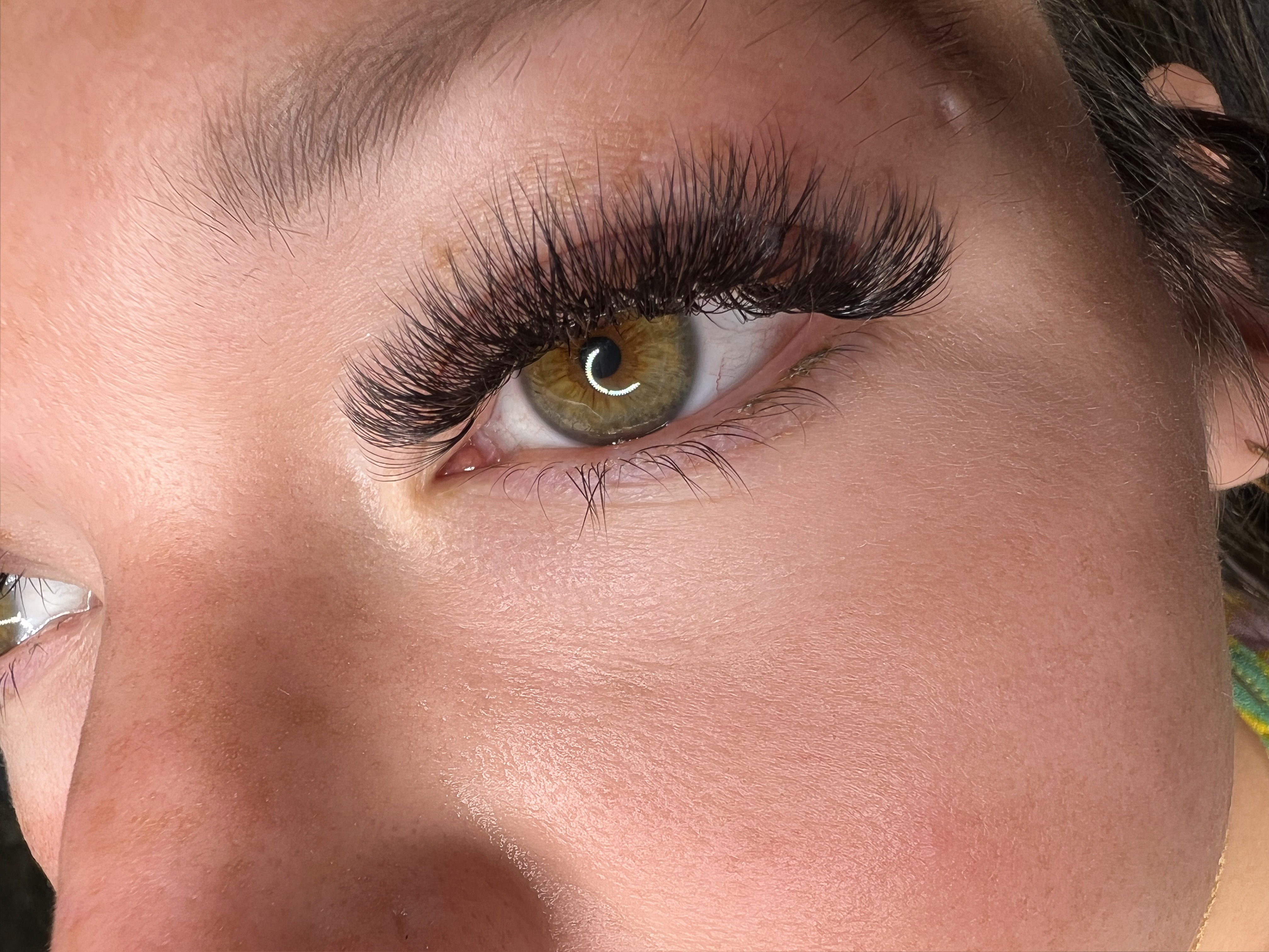 Babe Lashes result — glam cluster lashes