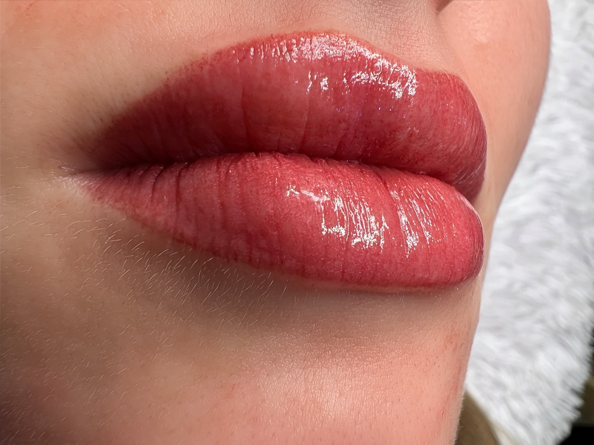 Lip blush result 4 by The Brow Babes, Louisville KY