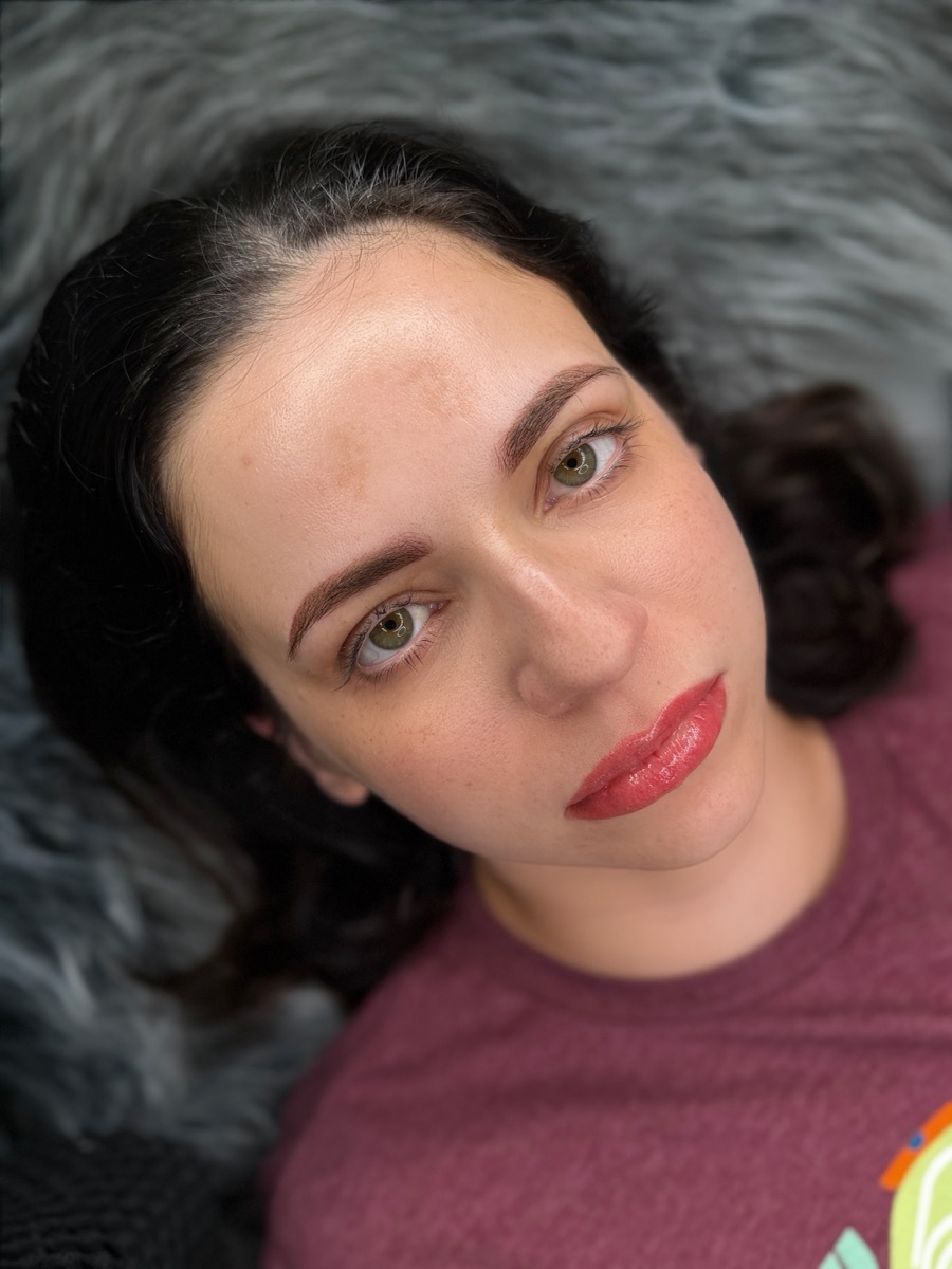 Lip blush result 17 by The Brow Babes, Louisville KY