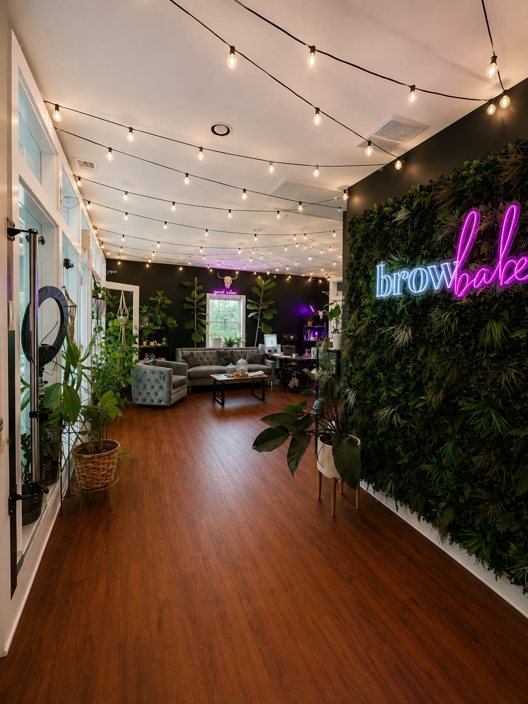 The Brow Babes studio lobby