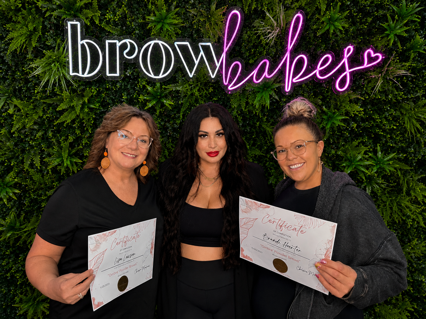 Student brow result from The Brow Babes Academy