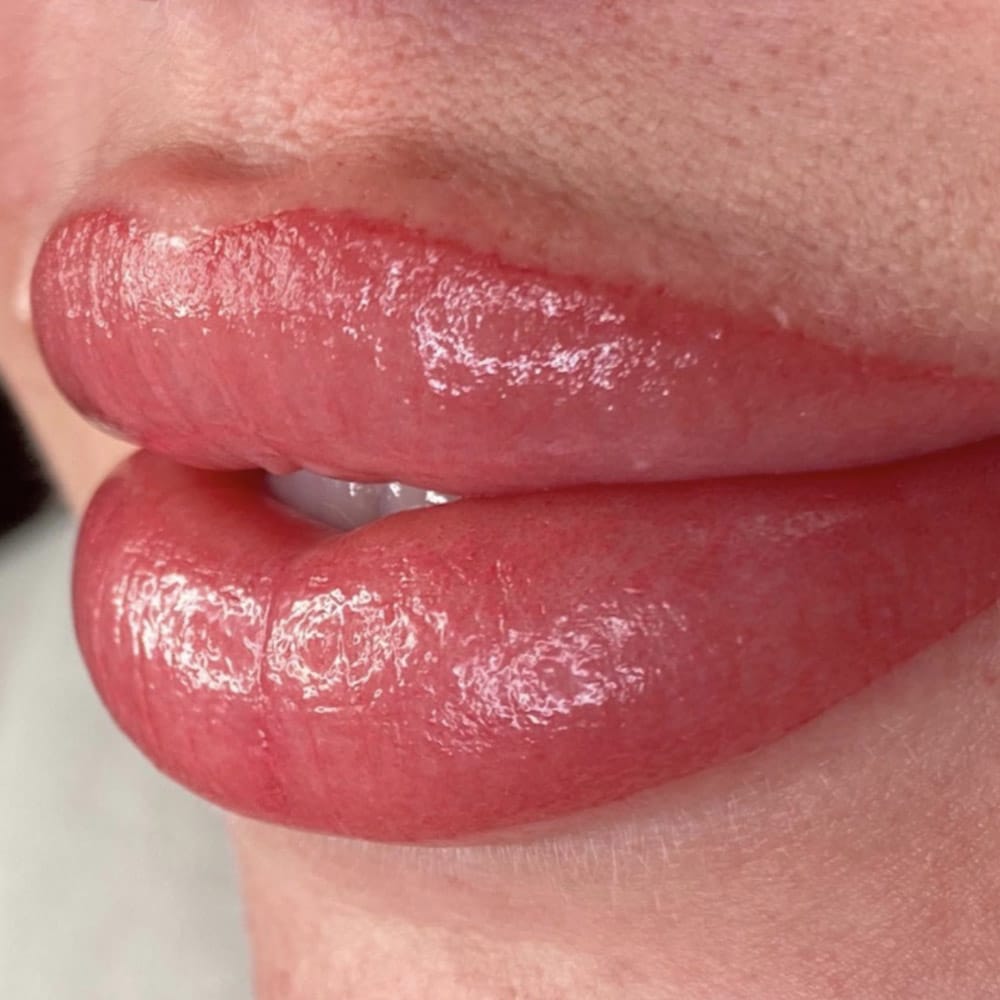 lips blushing aftercare